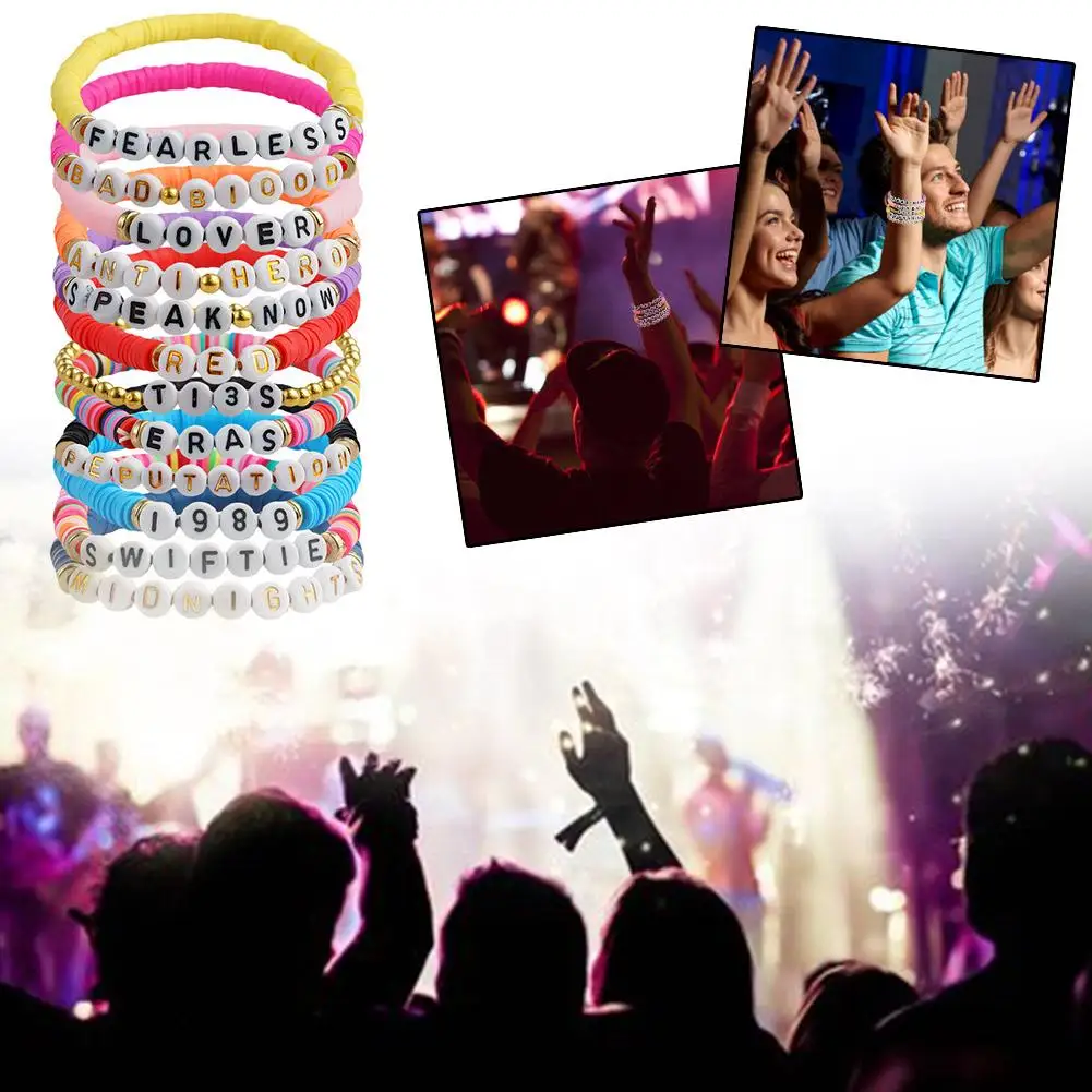 Taylor Friendship Bracciali Bracciali Per Swiftie Taylor Album Collection Braccialetti Dell'Amicizia Per The Eras Tour Taylor Fan G1N8