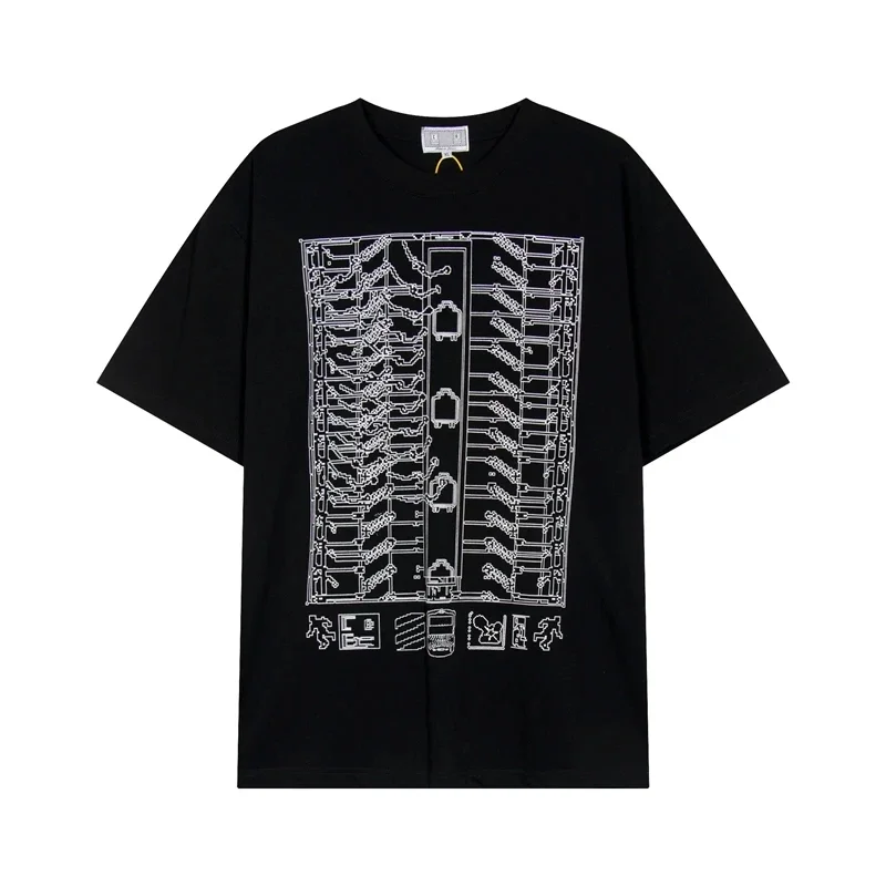 2024 Black Cav Empt C.E Fashion T-Shirt Uomo Cavempt Donna T-Shirt Oversize Tee Abbigliamento Uomo