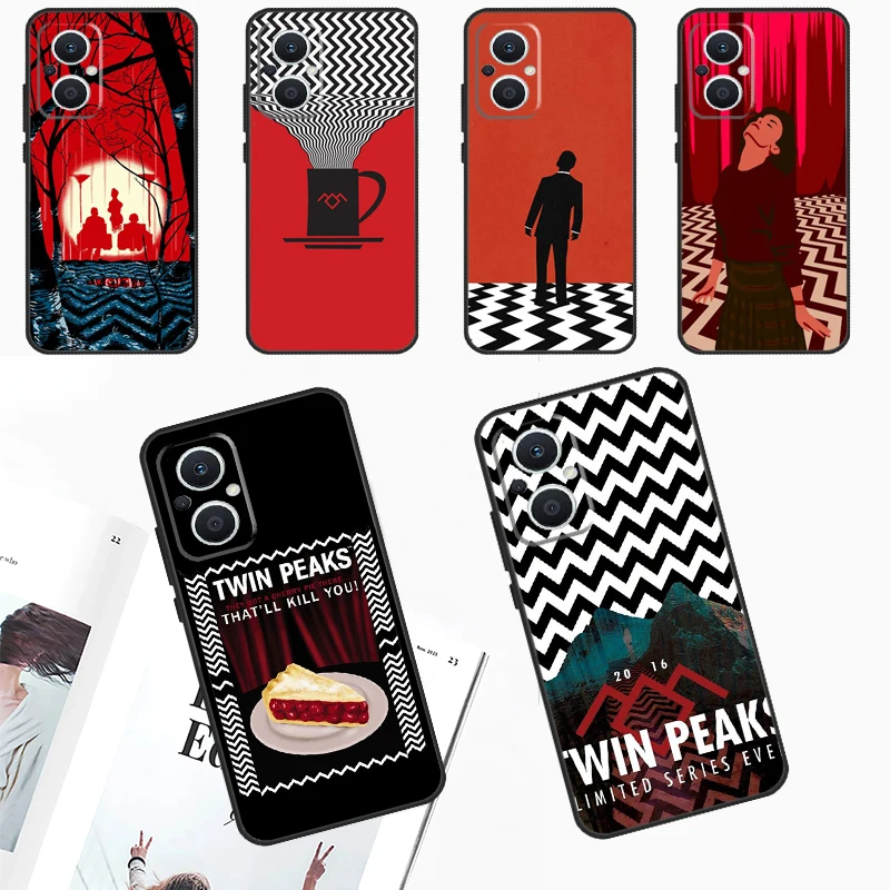 Twin Peaks Fire Walk With Me Case Per Oppo Reno 10 Pro 4Z 5Z 8T 4 5 6 7 8 Lite Oppo Find X6 Pro X3 X2 Neo X5 Lite Cover