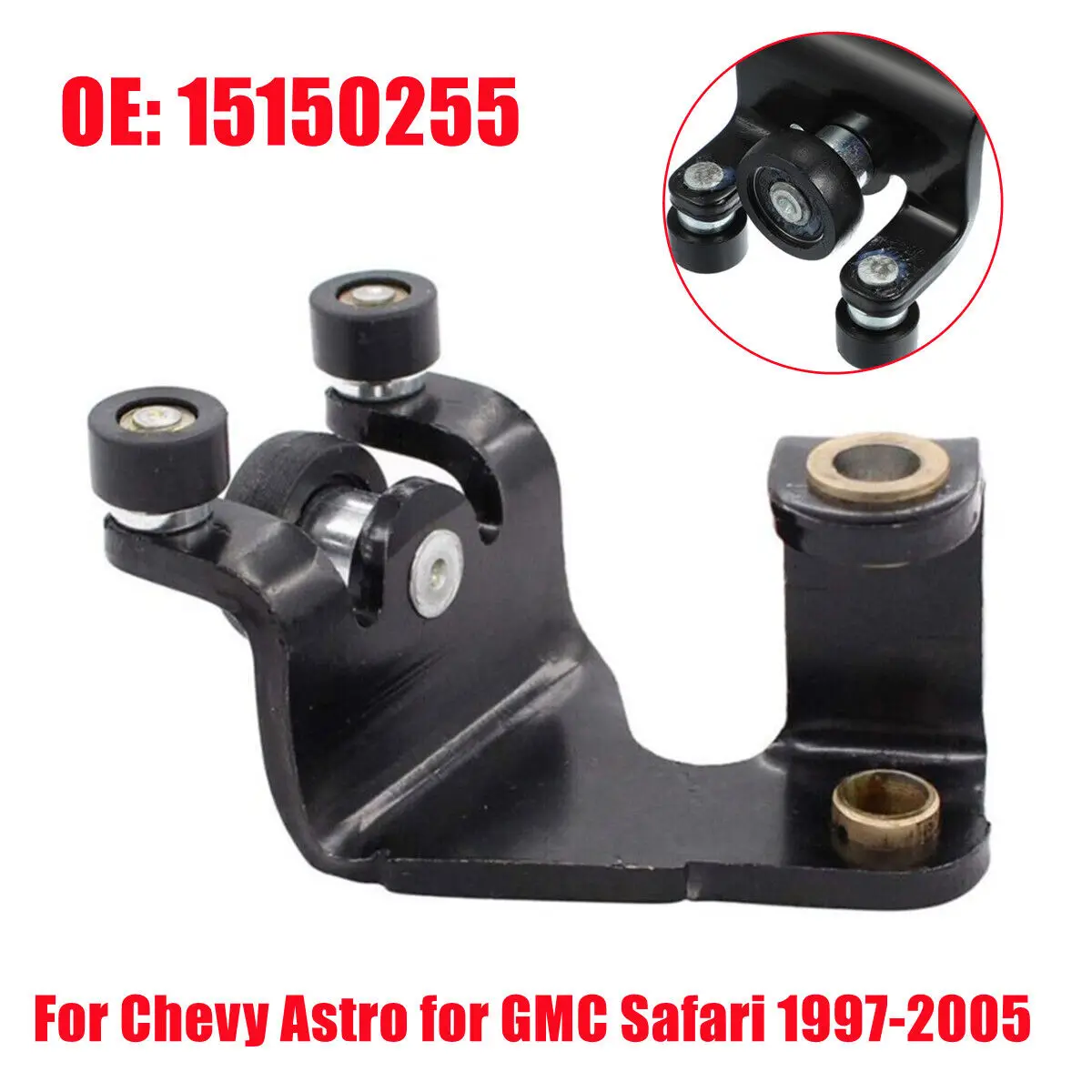 Per Chevy Astro Per Gmc Safari Van 1997-2005 15150255 Rullo Porta Scorrevole Laterale Staffa Centrale In Metallo Nero Accessori Auto Per Auto