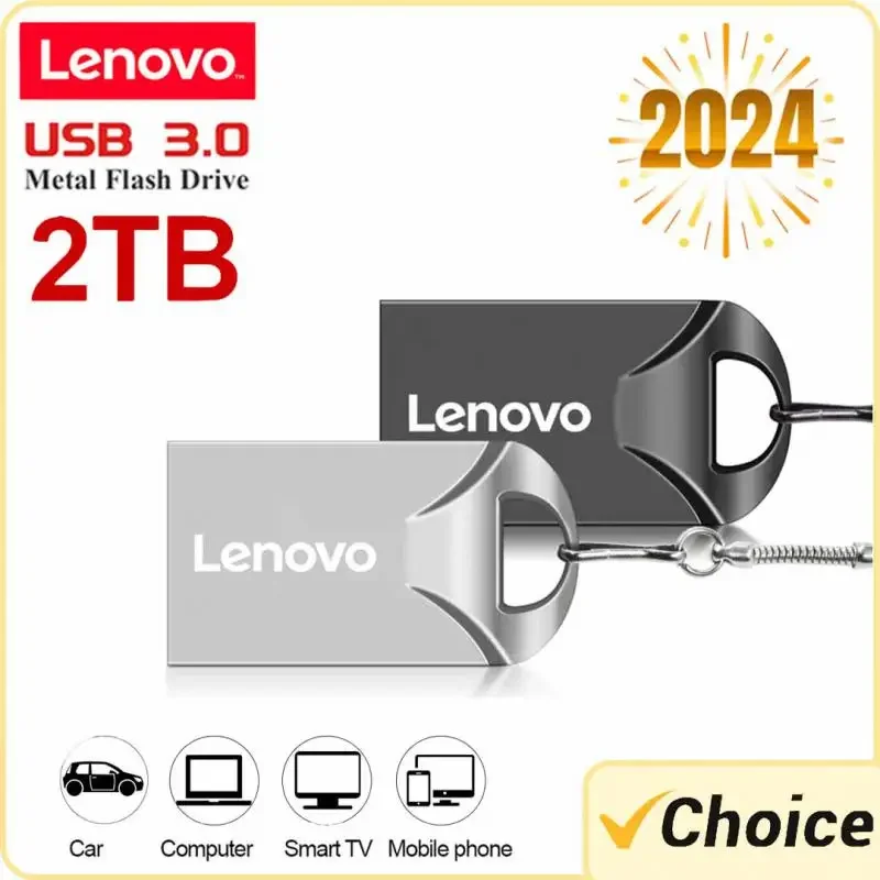 Lenovo Usb Flash Drive 2Tb Usb 3.0 Interfaccia Capacità Reale 1Tb Pen Drive Flash Drive Ad Alta Velocità 520 Mb/S Computer Del Telefono Adatto