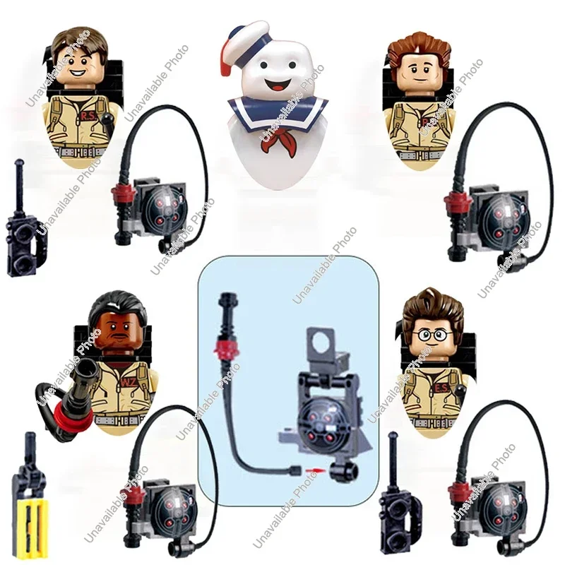 Hot Toys Compatibile 10274 75828 75827 Movie Ghostbusters Ghost Busters Peter Egon Spengler Building Blocks Mini Action Figures