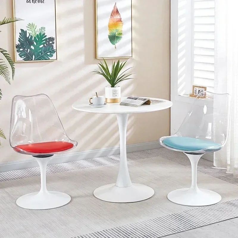 Sedie Moderne Nordiche Soggiorno Rilassante Sedie Di Design Trasparenti Sedie Singole Sedie Cucina Mobili Per La Casa Mq50Kt