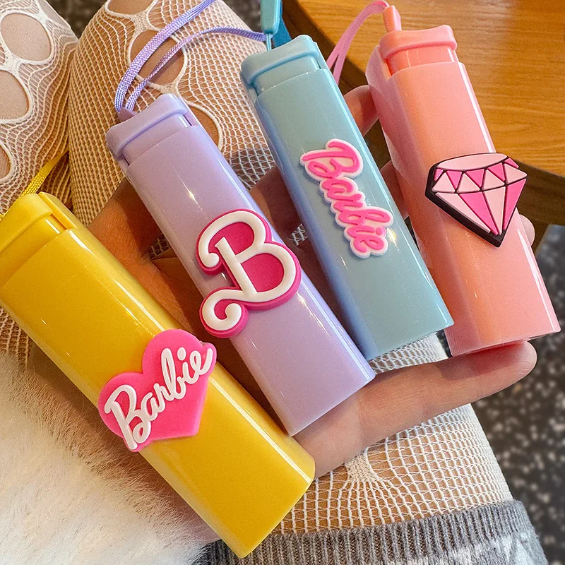Kawaii Cartoon Macaron Color Barbie Square Tube Bottle Spray Bottle Portable Dormitorio Home Mini Square Cute Spray Bottle