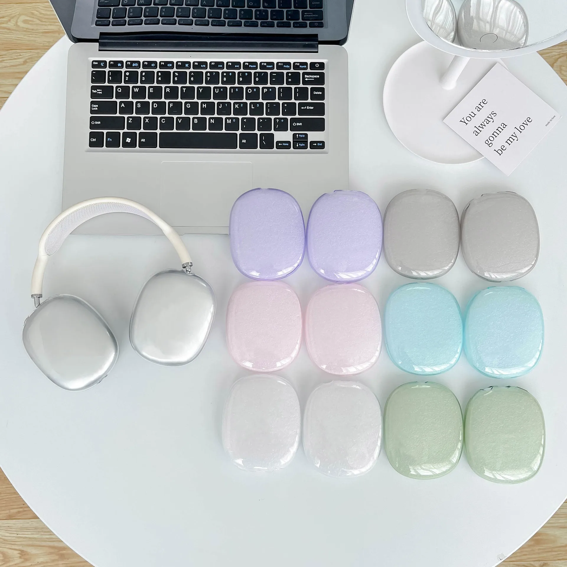 Per Custodia Airpod Max Custodia Trasparente In Tpu Custodia Protettiva Antigraffio Morbida Per Apple Air Pods Max Accessori Per Cuffie