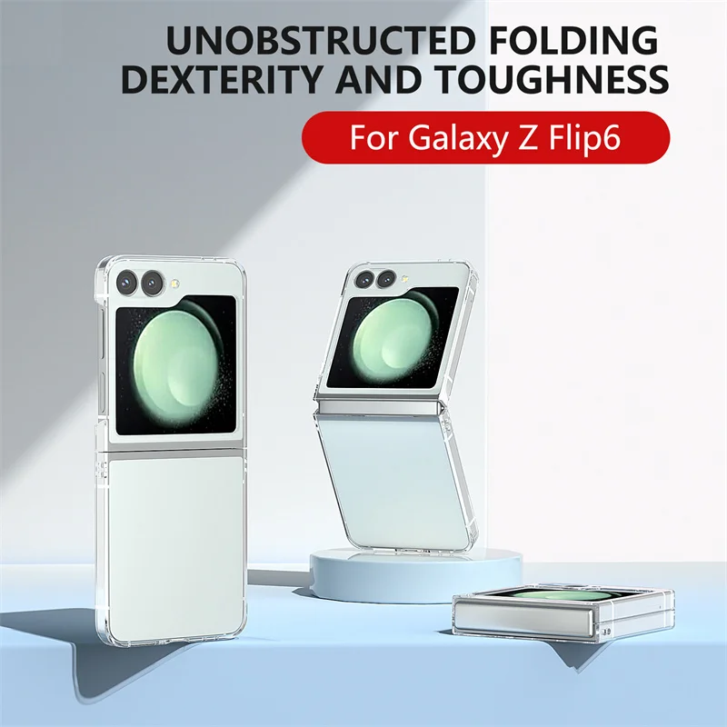 Custodia Antiurto Trasparente Per Samsung Galaxy Z Flip 6 Custodia Rigida Antiurto Per Samsung Z Flip6 Cover