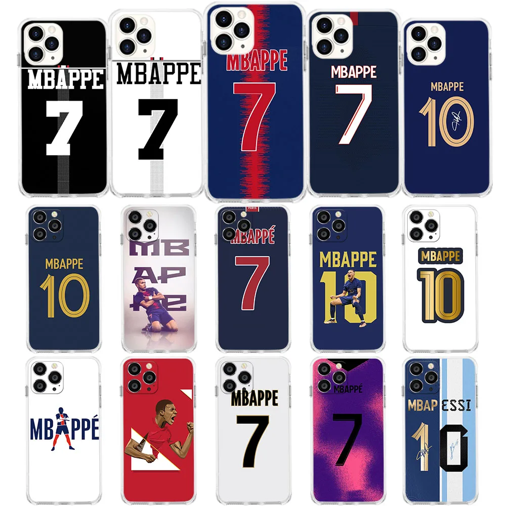 Id-95 Football Star M-Mbappe Custodia Morbida Per Moto G9 G10 G30 G10 Power G20 G50 G60 G40 G60S G200 Edge S30 30 Fusion Neo Ultra