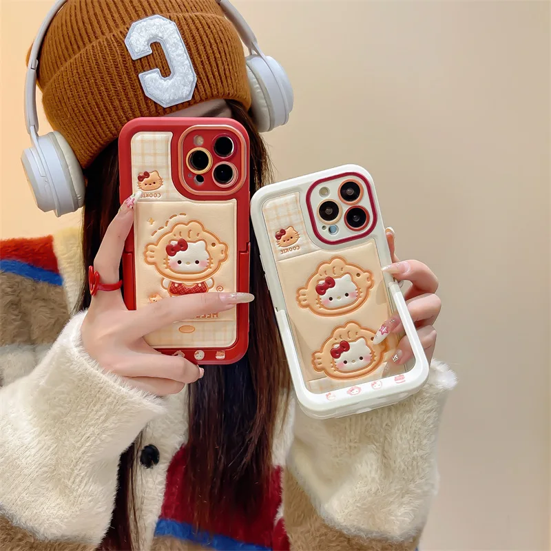 Custodia Per Telefono Hello Kitty Per Iphone 14 Promax 14Max 13 Promax 12 11 Promax Max Cartoon Cute Cover Per Telefono Antiurto Con Supporto