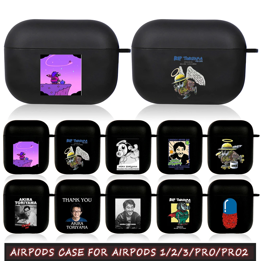 Rip Akira Toriyama Airpod Custodie Air Pro 3 Per Airpods Pro 2 3Rd Pods Gen Anime Akira Toriyama Airpord Cover Cartoon Case Funda