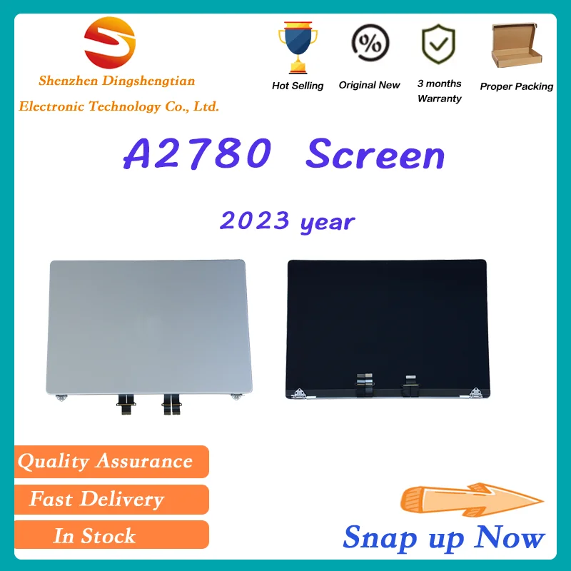 Sostituzione Per Macbook Pro M2 Max Retina 16 Pollici A2780 Gruppo Schermo Lcd 2023 Display Space Grey Silver Emc 8103