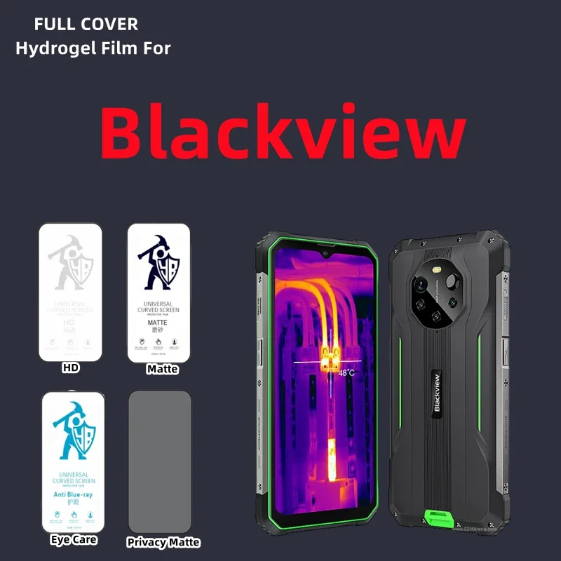 Pellicola Idrogel Hd Da 2 Pezzi Per Blackview Bl8800 Pro Pellicola Salvaschermo Opaca Per Blackview Bv6600 Bv8800 Bv9200 Bv4900Pro Privacy Matte