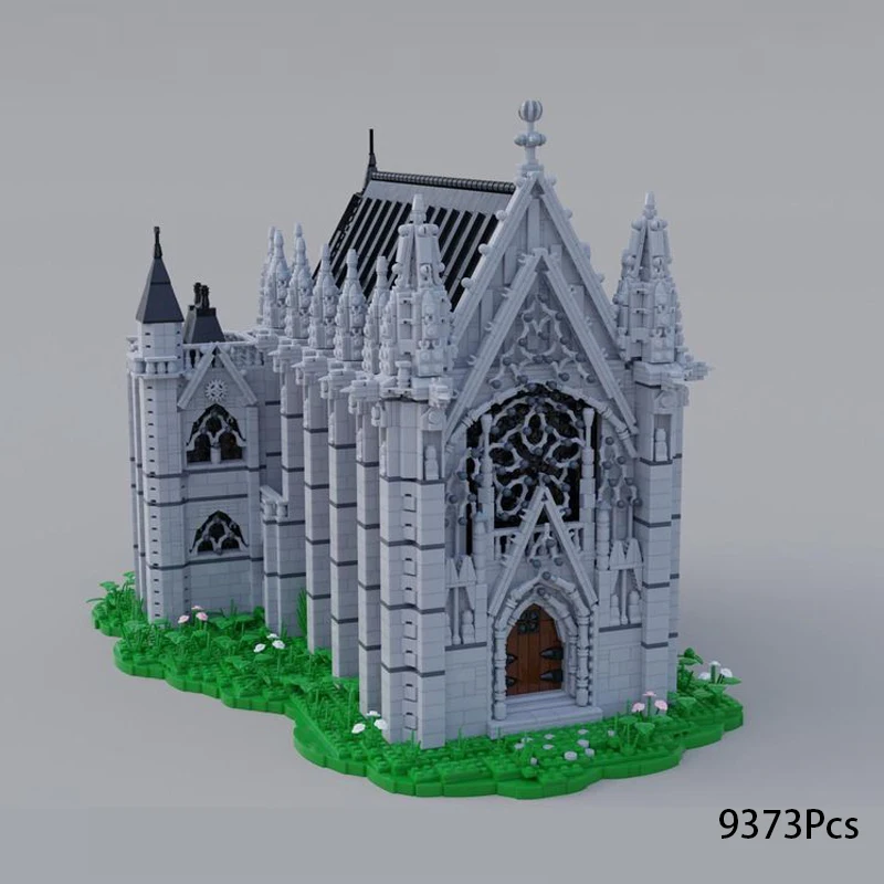 Nuovo Moc Chapelle De Vincentene Cattedrale Medievale Chiesa Modulare Architettura Building Block Set Castello Casa Modello In Mattoni Giocattolo Fai 