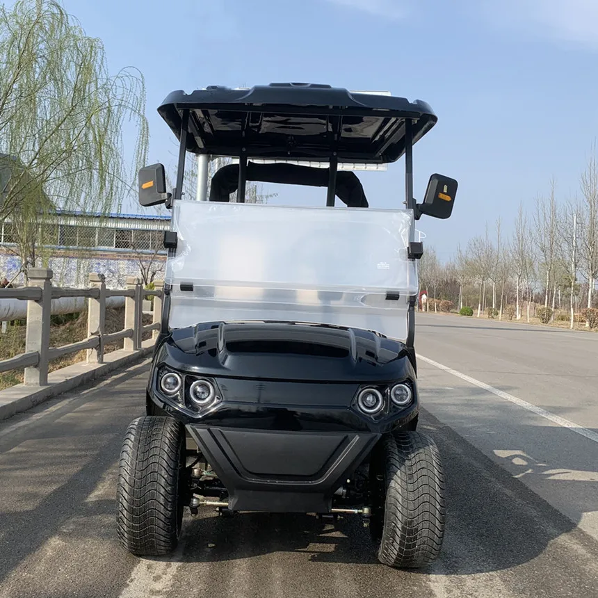 Veicolo Elettrico Più Venduto Street Legal 6 Posti Camion Elettrico 72V Fuoristrada Golf Cart Point Harness Golf Scooter