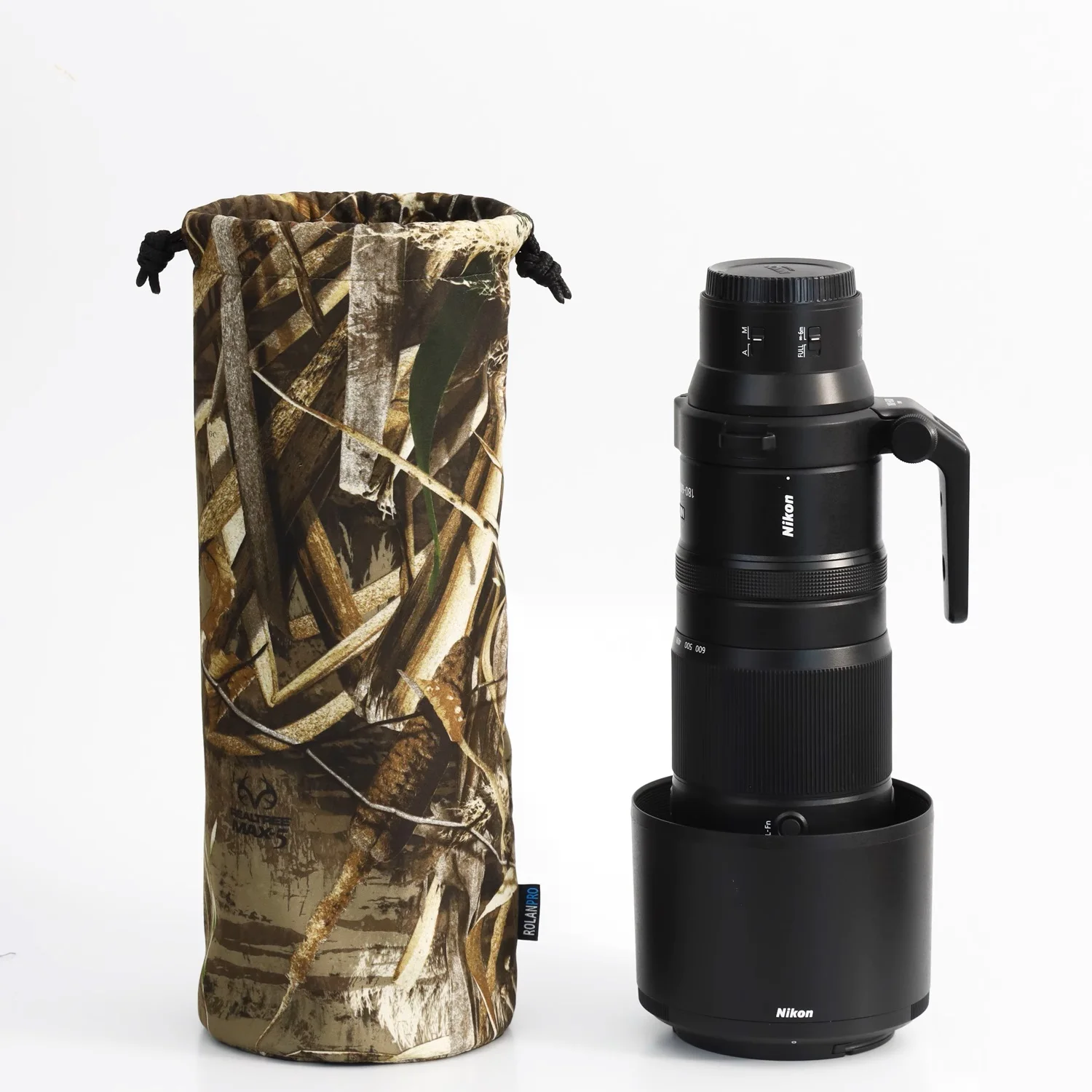 Rolanpro Custodia Protettiva Per Lenti Custodia Per Nikon Z 180-600Mm F/5.6-6.3 Custodia Protettiva Per Lenti Vr Nikon Z180-600 Borsa Per Pistole