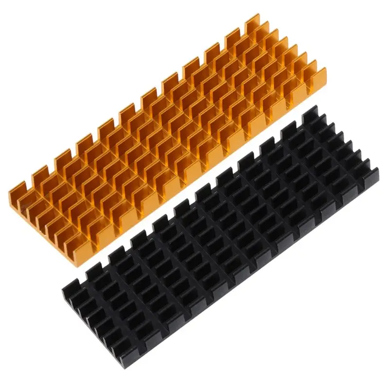 For .2 Ssd 2280 Heatsink Thermal Cooling Pads For M2 Nvme Ssd 2280 Size Ssd Radiator Cpu Gpu  Heat Sink Aluminum Alloy