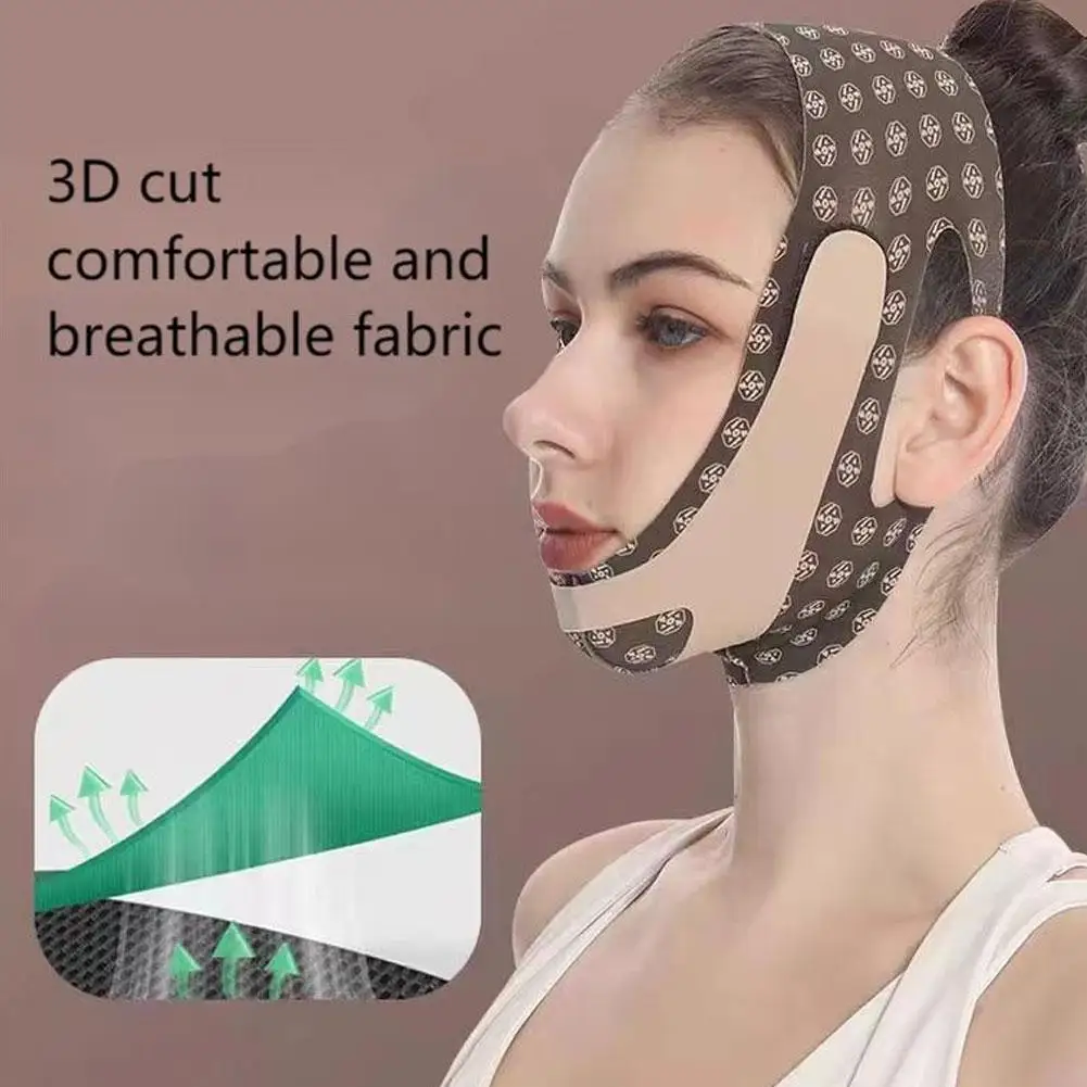 Cintura Regolabile Per Il Sollevamento Del Viso Con Linea A V V Sollevamento Del Mento Anti Doppio Mento Dimagrante Ridurre La Maschera Maschera Su Ci