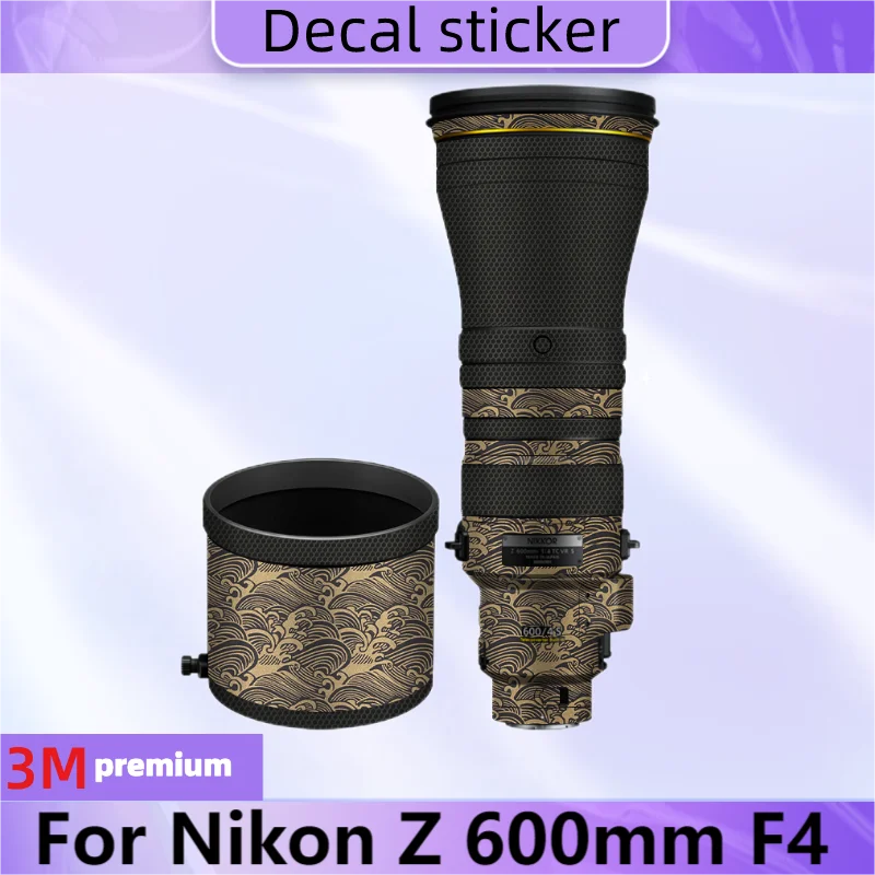 Per Nikon Z 600Mm F4 Decal Skin Vinile Wrap Film Obiettivo Della Fotocamera Adesivo Protettivo Per Il Corpo Per Obiettivo Nikkor Z 600 F/4 Tc Vr S 600