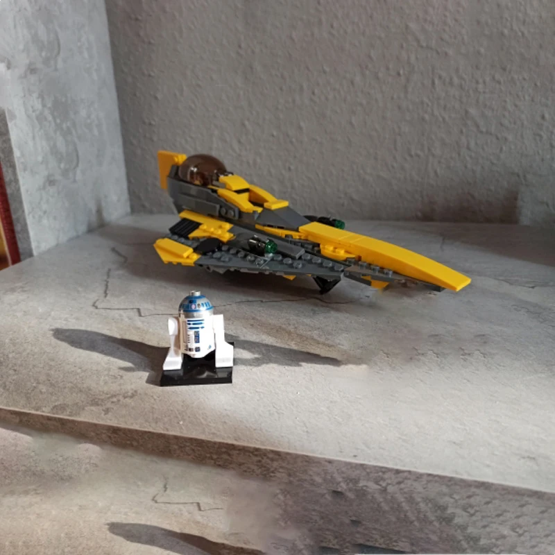 New Star Plan Anakin'S Jedi Star Fighter Serie Moc-Space Versione Modificata Building Blocks Assemblare Mattoni Modello Fai Da Te Giocattoli Regali
