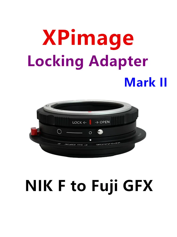 Adattatore Di Bloccaggio Xpimage Obiettivo Nikon F A Fujifilm Gfx Anello Adattatore Per Fotocamera Per Nikon -Gfx 50 S2 100S 50S 50R 100S Mark Ii