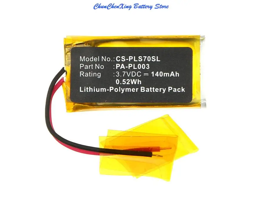 Cameron Sino 140Mah Batteria Pa-Pl003 Per Plantronics Awh75N, Cs70, Cs70N, Cs70-N, Savi 730, Voyager Pro, W730, Wh210