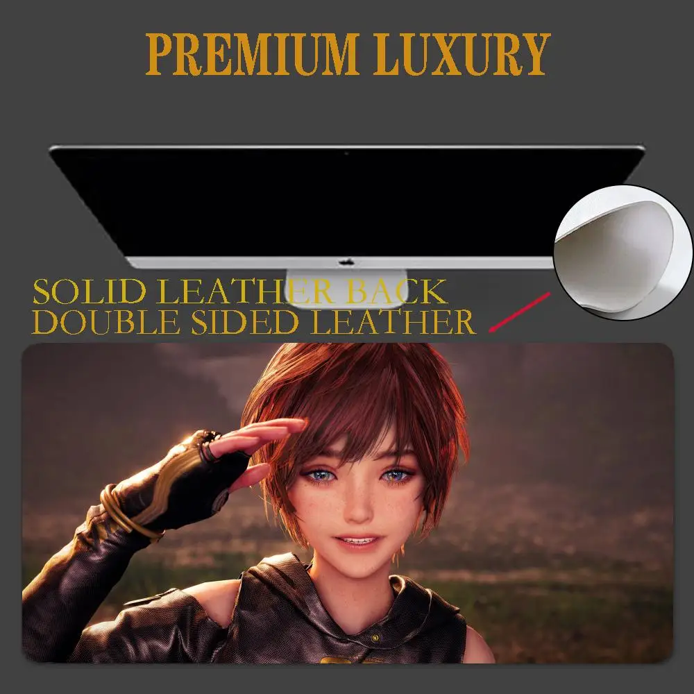 Stellar Blade  Mouse Pad Large Size Desk Tidy  Protector Mat Pu Gamer Keyboard Gaming Mats Leather Waterproof Mouse Pad Gaming Mousepad Pc Accessories