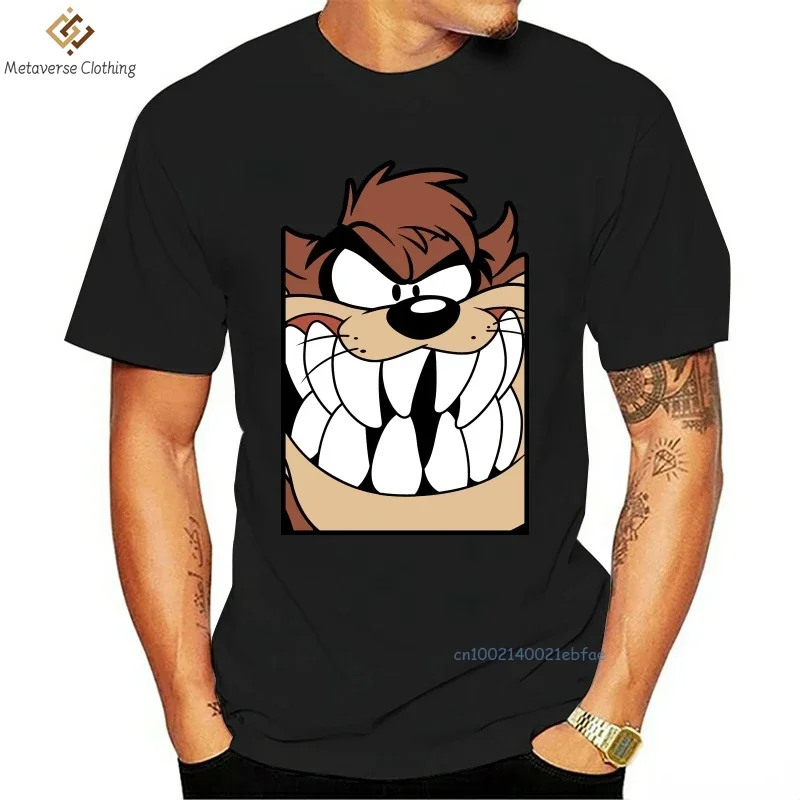 Taz Tazmanian Devil Warner Bros T-Shirt Unisex Moda Casual Cartoon Tees Top Summer Men O-Collo T Shirt 100% Cotone Tshirt