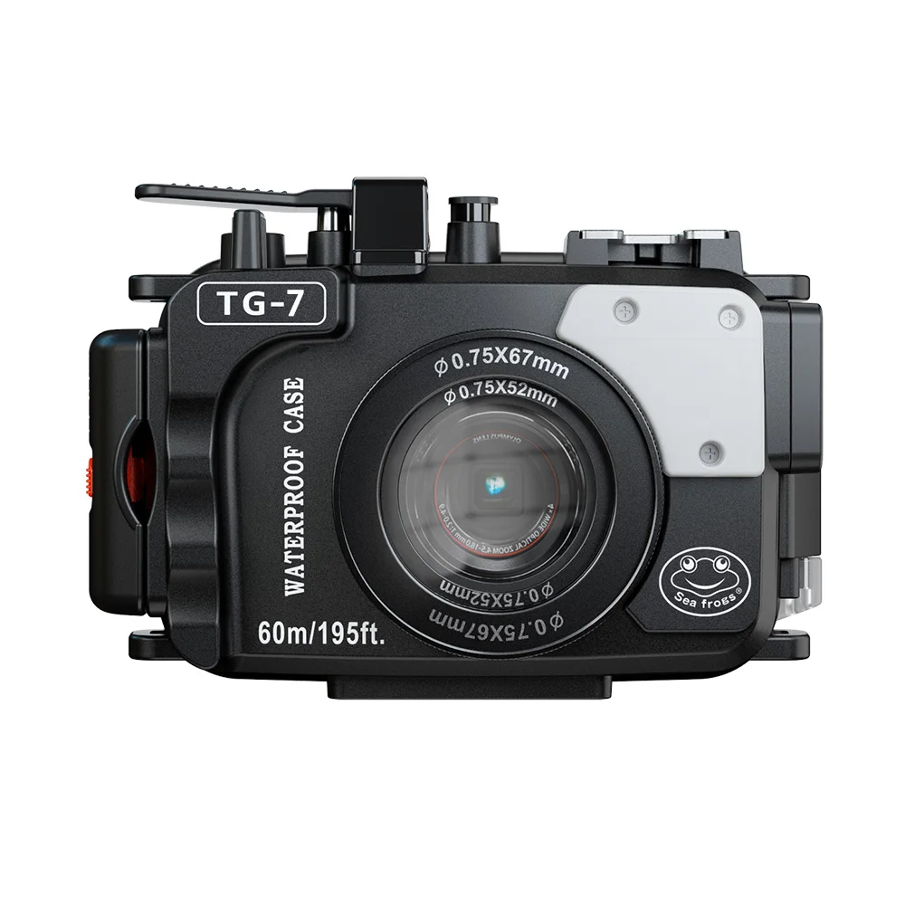 Seafrogs Tg7 60M/195Ft Custodia Impermeabile Per Immersione Subacquea Custodia Per Fotocamera Per Borse Per Fotocamera Impermeabili Olympus Tg-7