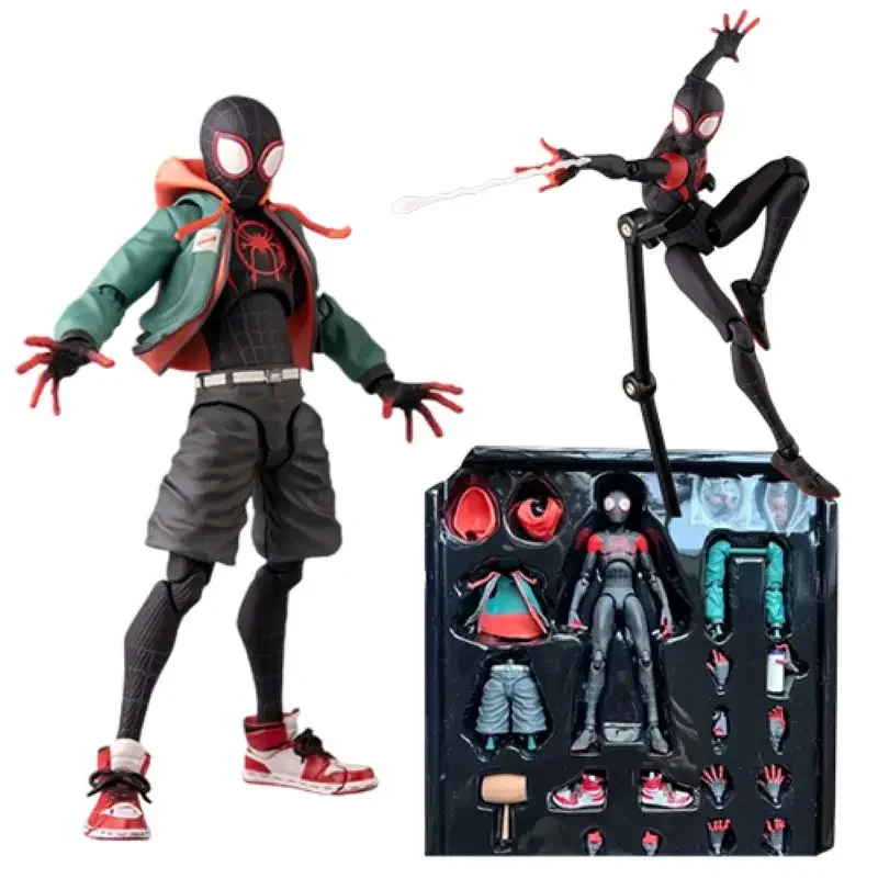 In Magazzino Marvel Legends Sentinel Spiderman Action Figure Spider-Verse Miles Sv Shf Morales Peni Parker Anime Figure Statue Toys