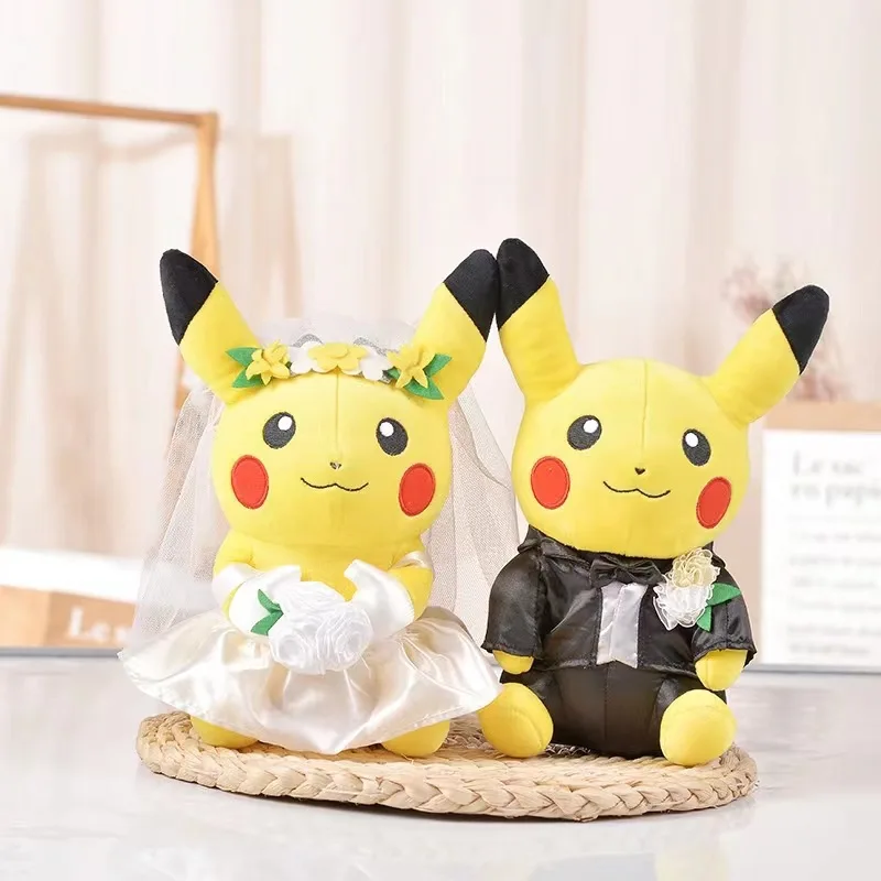 Pokemon Head Flower Skirt Pikachu Peluche San Valentino Cute Hat Pikachu Gonna Christmas Pokemon Funny Girls Gift Peluche