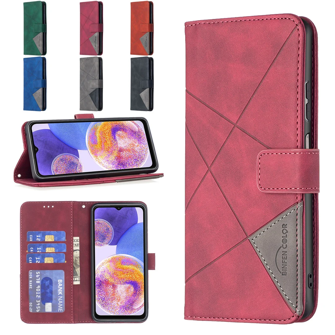 Sunjolly Phone Case For Samsung Galaxy A23 5G A03 Eu Case Cover Coque Flip Wallet For Samsung Galaxy A23 5G Case