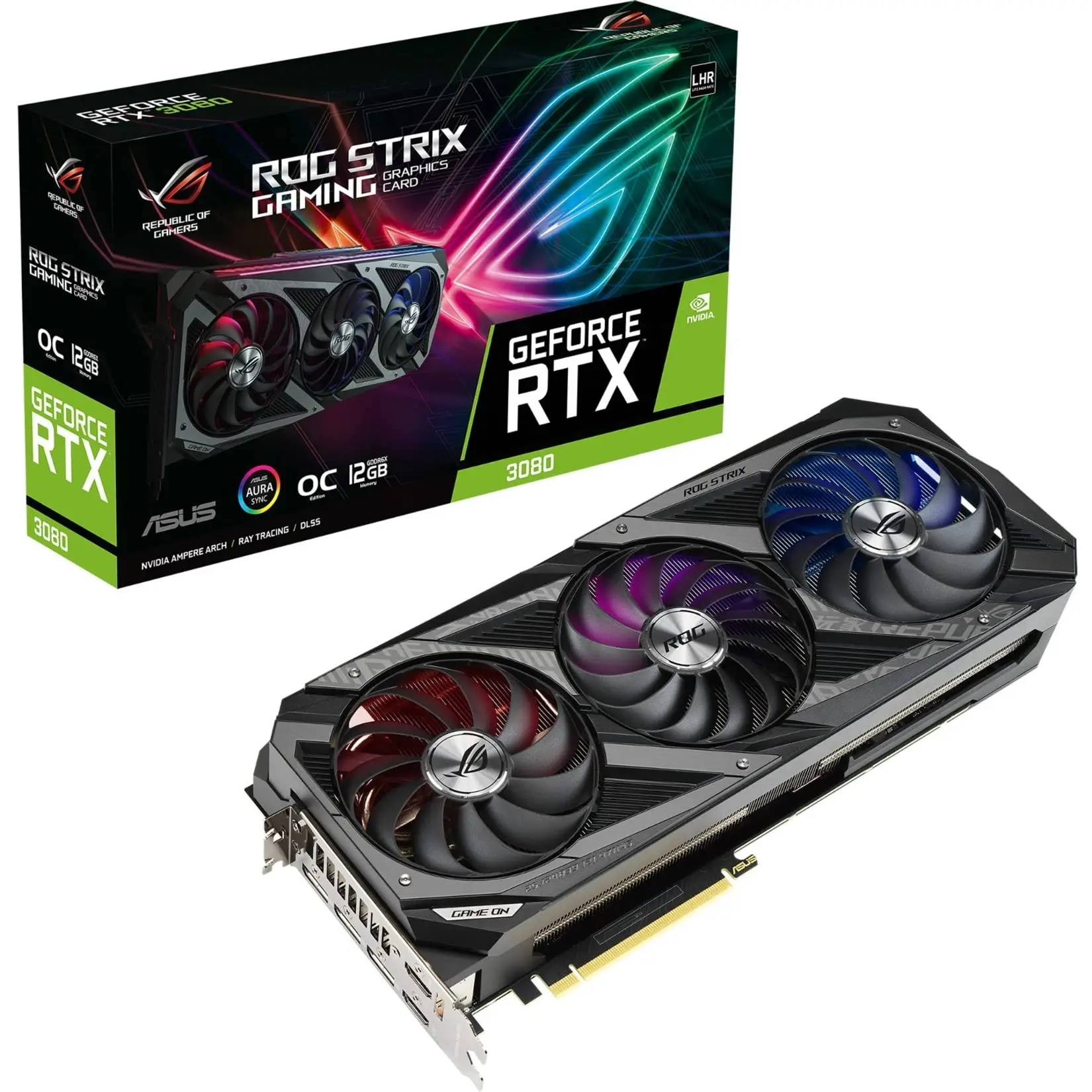 2023 Scheda Grafica Geforce Rtx 3080 10Gb Gddr6X Pci Express 4.0 Strix Di Alta Qualità