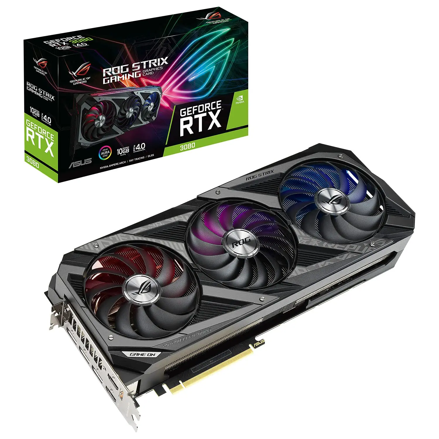 Scheda Grafica Asus - Geforce Rtx 3080 10Gb Gddr6X Pci Express 4.0 Strix Di Alta Qualità