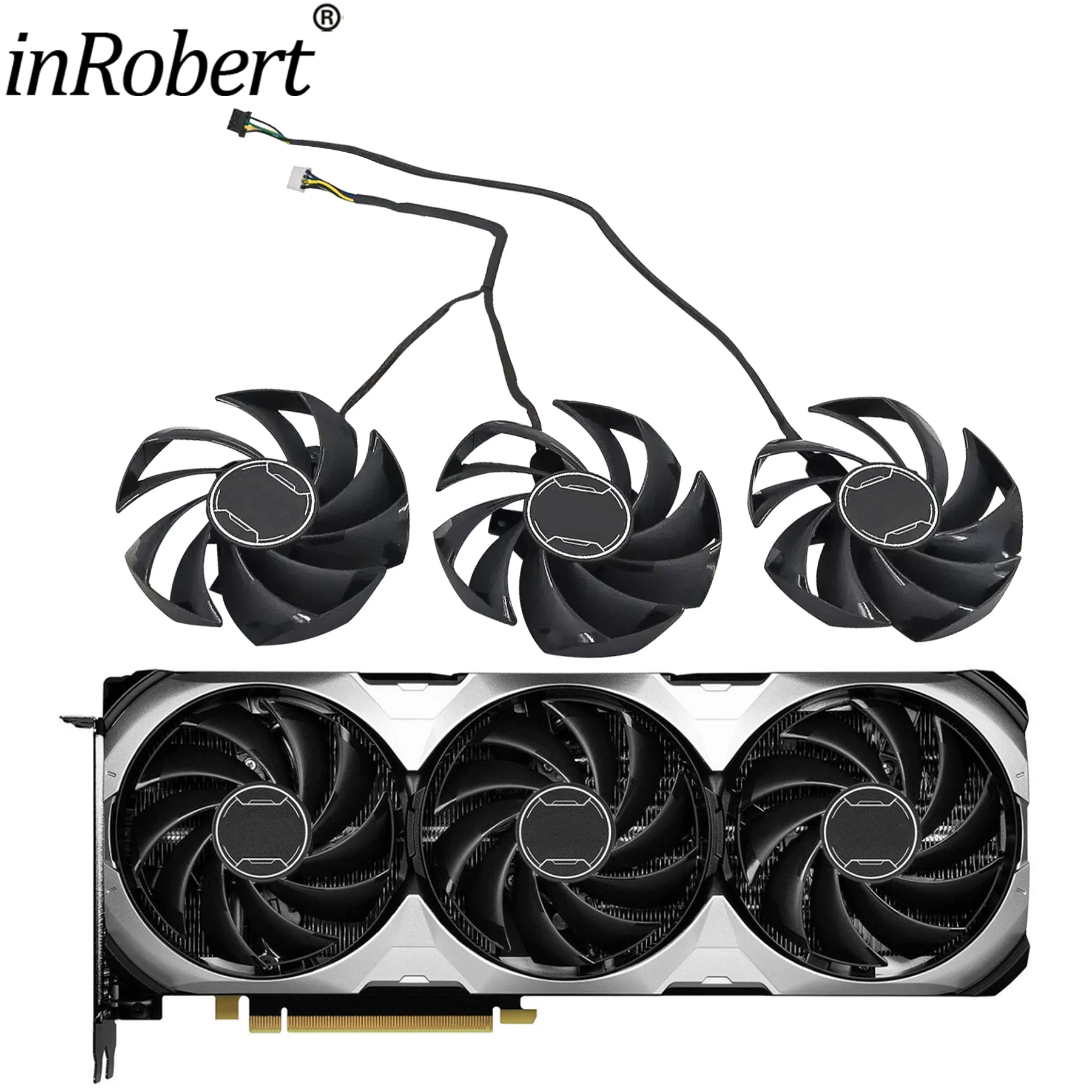 Sostituzione Ventola Scheda Video Per Msi Geforce Rtx 4060 Ti 4060 Ventus 3X 87Mm Muslimx4060 Rtx4060Ti Nuovo