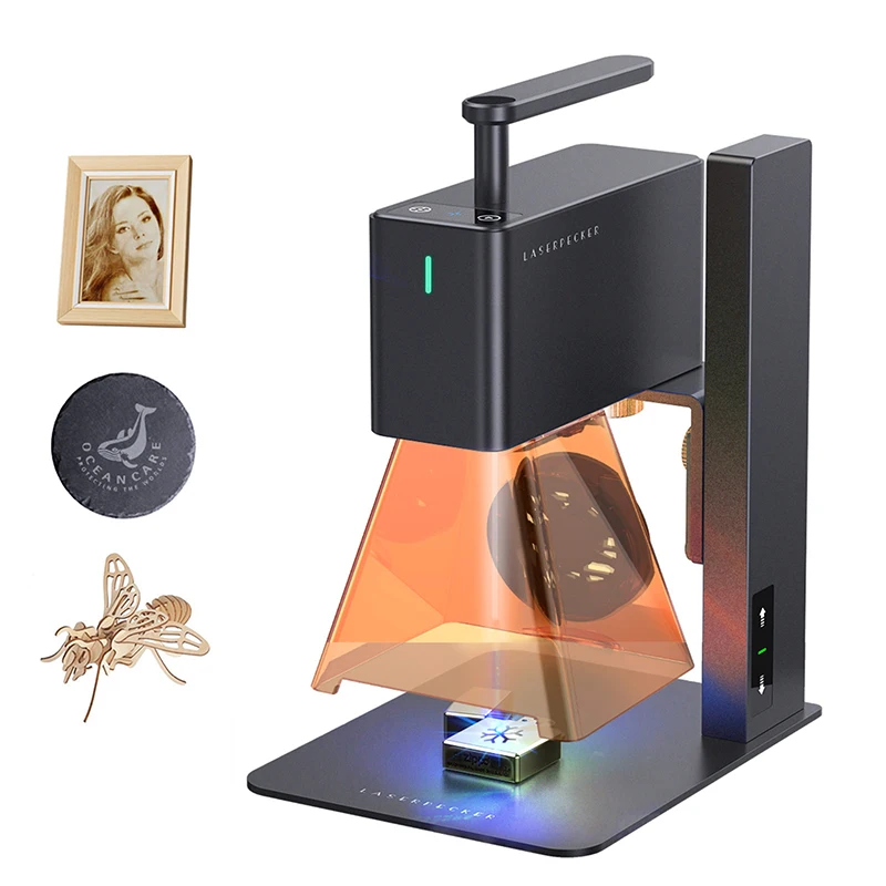 Laserpecker 2 Laserpecker 4 Macchina Per Incisione Laser Per Vetro Metallo Legno Pet Tag Occhiali Da Sole Bottiglia Di Profumo Bicchiere Di Plastica