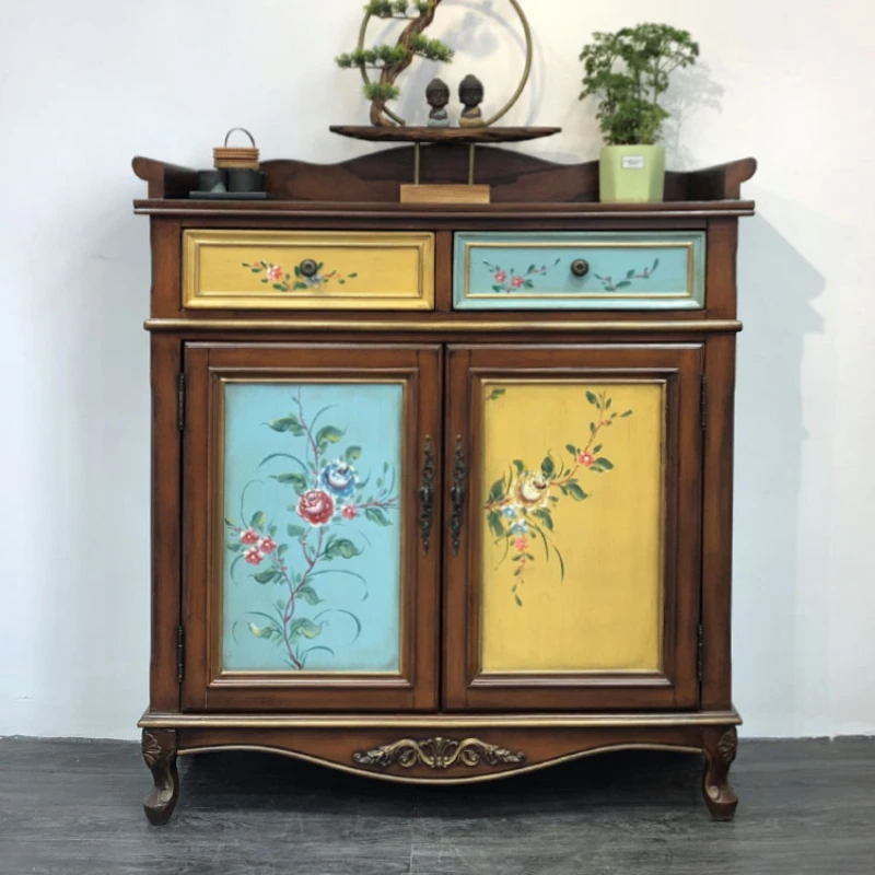 Profumo Trucco Soggiorno Cabinet Vintage Multifunzionale Storage Buffet Tv Cabinet Dispensa Porte Armoires De Salon Furnitures