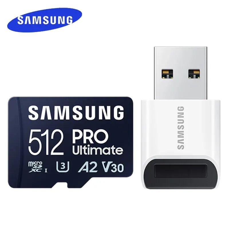 Samsung Pro Ultimate Micro Sd Card 128Gb Lettore Microsd U3 4K V30 A2 Memoria Tf Carder Uav 512Gb 256Gb Ad Alta Velocità 200 M/S Per Pc