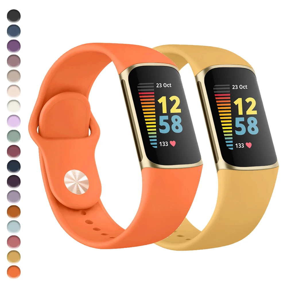 Cinturino Per Fitbit Charge 5 Cinturino Sportivo In Silicone A 6 Bande Per Cinturino Regolabile Fitbit Charge 5 Charge 6 Correa