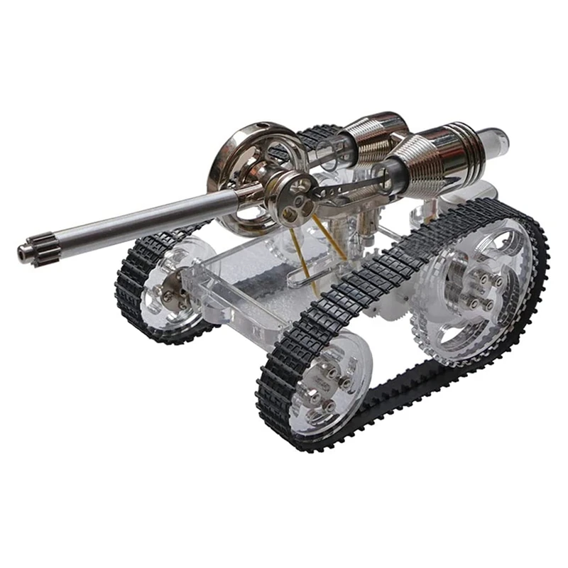 Modello Di Motore Tank Stirling, Modello Di Motore Stirling Ad Aria Calda, Kit Motore Stirling In Metallo Giocattolo Educativo Scientifico
