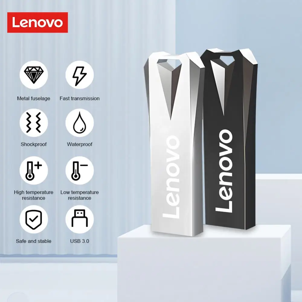 Lenovo Usb 2Tb Otg Metal Usb 3.0 Pen Drive Key 1Tb Tipo C Pendrive Ad Alta Velocità Mini Flash Drive Memory Storage Device U Disk