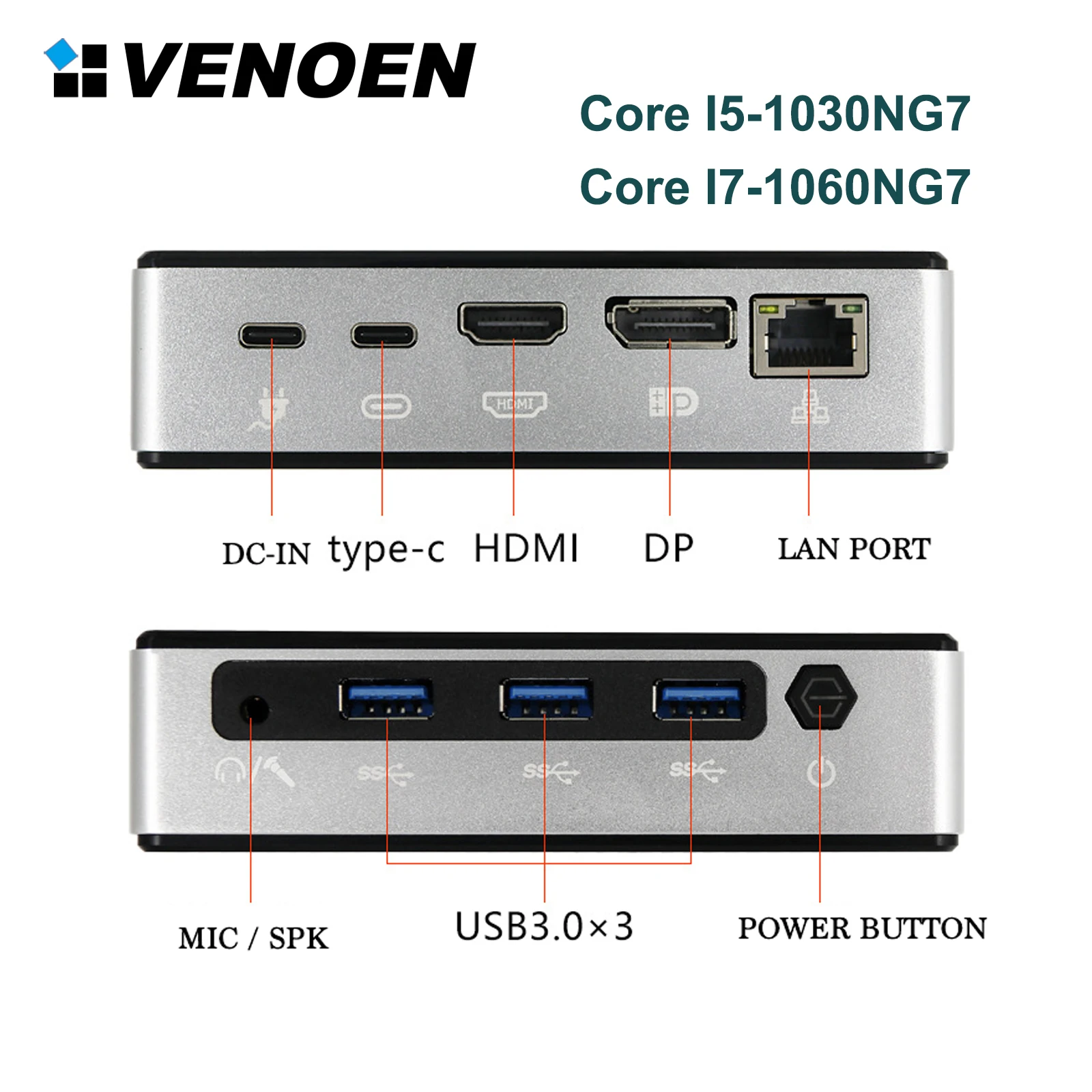 Inte-L Nuc Educational Core I7-1060Ng7 Mini Pc Dp Hd Dual 4K Output Host Micro Pocket Dual 4K Output I5-1030Ng7 Nvme Home Office