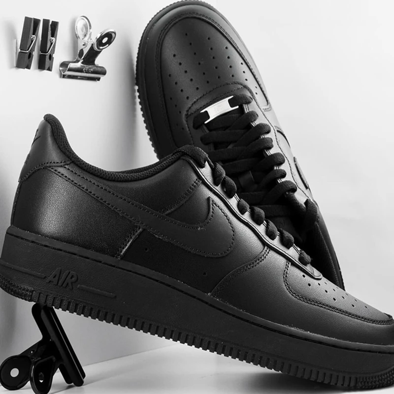 Nike Air Force 1 Scarpe Da Skateboard Retrò Basse Per Uomo Donna Classici All Black Casual Sneakers Af1 Consolabili Scarpe Da Ginnastica Sportive