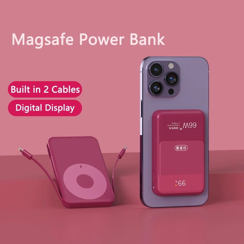 Caricabatterie Wireless Magnetico Power Bank 20000Mah Magsafe Battery Pack Powerbank Per Iphone 15 14 Xiaomi 14 Caricabatterie Portatile Samsung