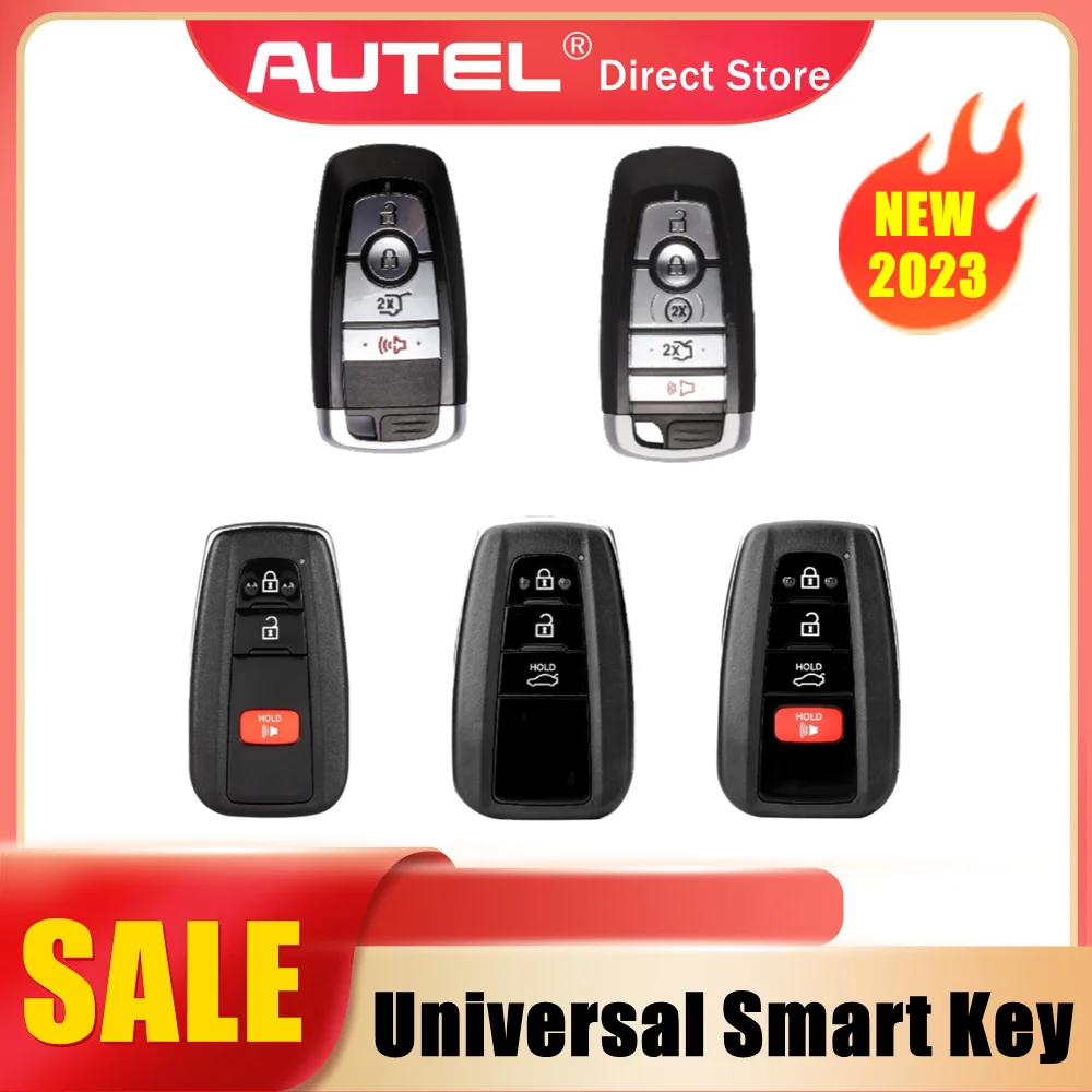 5Pcs Autel Universal Smart Key Utilizzato Con Maxiim Km100 Im508S Im608 Pro Key Tool