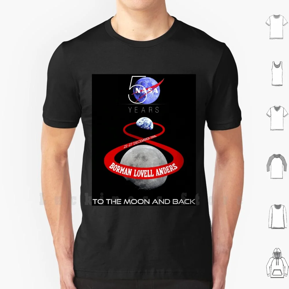 Apollo 8 Earth Rise - 50 ° Anniversario T Shirt Fai Da Te 100% Cotone 6Xl Apollo 8 Terra Missione Lunare Viaggio Spaziale 50 °