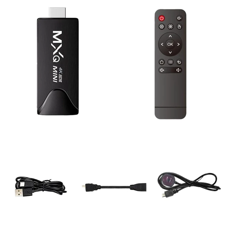 Mini Smart Tv Stick Android Hd Play Store 2.4G Wifi Tv Stick Android H.265 Media Player Set