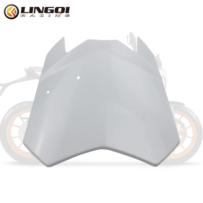 Lingqi Targa Anteriore White Pit Dirt Bike Parafango In Plastica Parafango Moto Per Kayo Ts50 Ts 50 Accessori Motocross