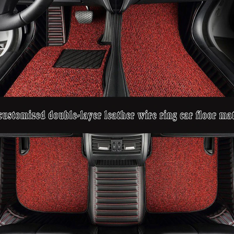 Tappetino Per Auto Antiscivolo Doppio Di Lusso Personalizzato Per Seat Arona Leon Ateca Tarraco Ibiza Alhambra Toledo Arona Carpet Cover