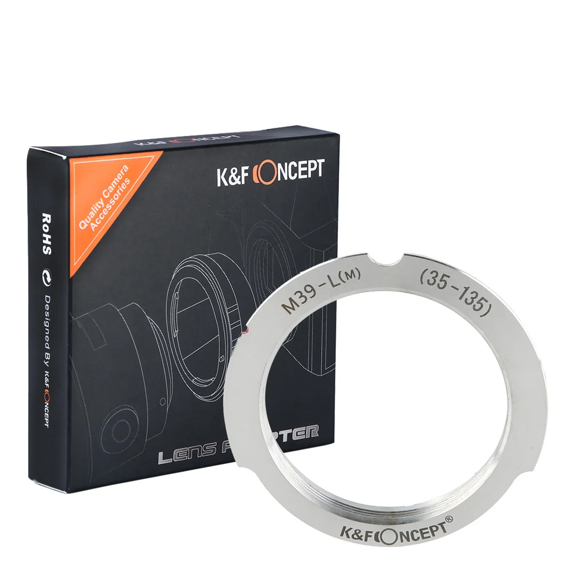 K & F Concept M39 L39 Adattatore Per Obiettivo Da 35Mm 135Mm A Leica M Per Leica M1 M3 M6 M9 M10 M240 M-P