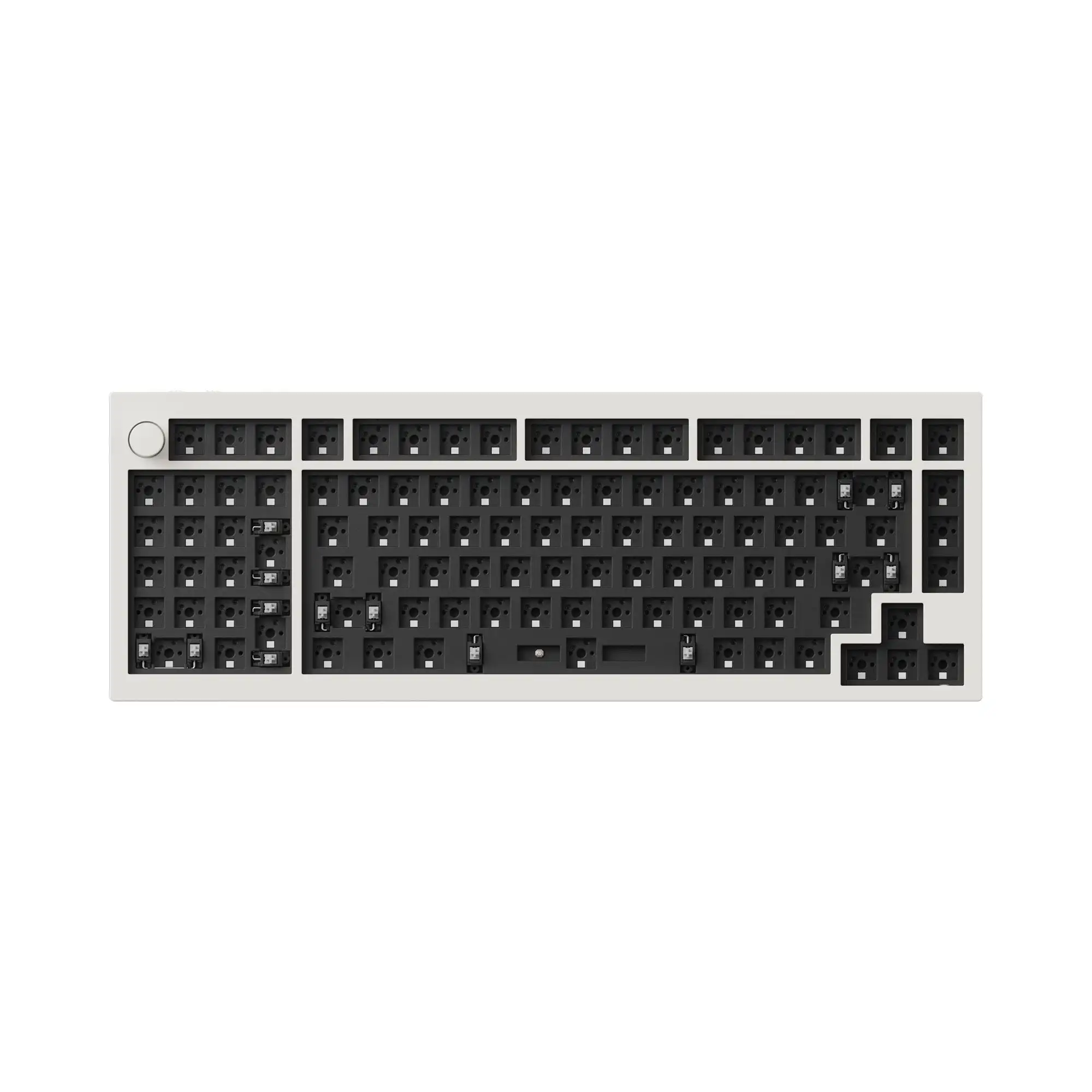 Keychron Q12 Max Barebone Manopola Versione Tastiera Meccanica Personalizzata Wireless Per Mac Windows Linux Qmk/Tramite Manopola Programmabile