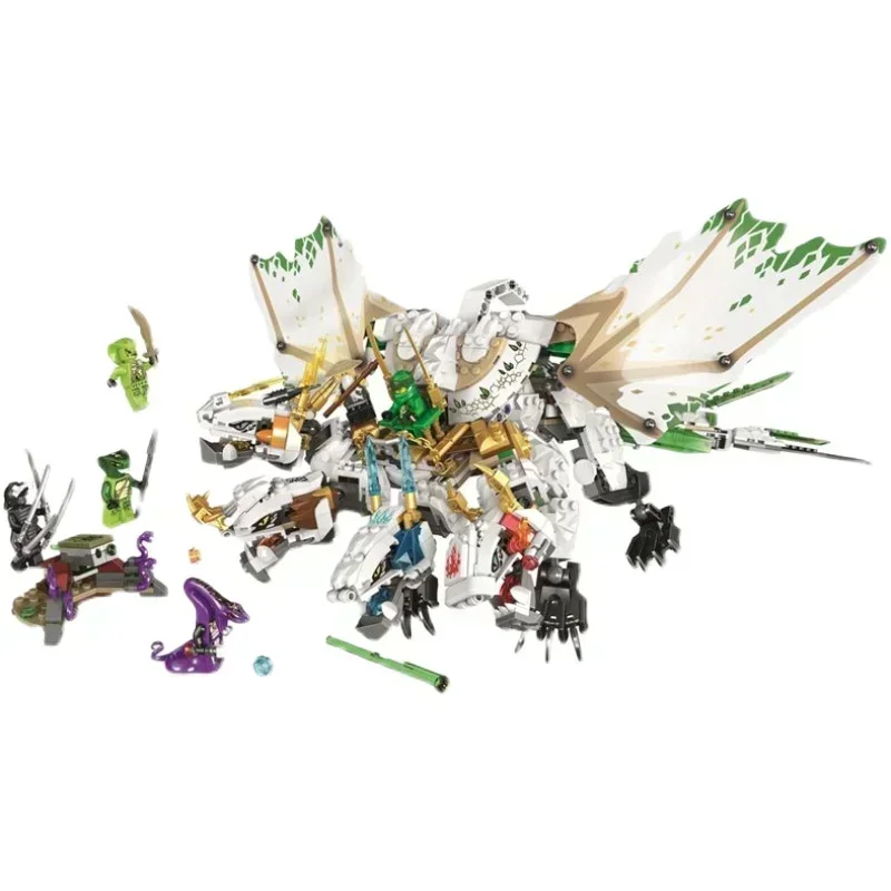 Blocchi Di Giocattoli 951 Pezzi Ultra Dragon Flying Mecha Dragon Transformation Building Block Compatibile 70679 Giocattoli Ragazzi